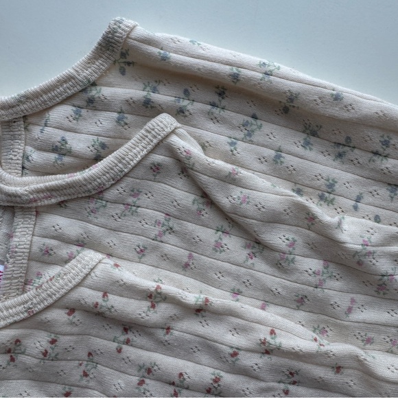 Zara 3-pack floral pointelle tank top under shirts t-shirts 3 years multi - Picture 4 of 5